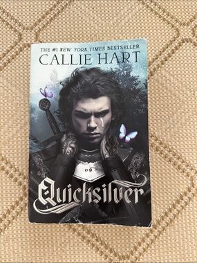 Callie Hart "Quicksilver" Paperback Book - Black, Blue, Purple Accents